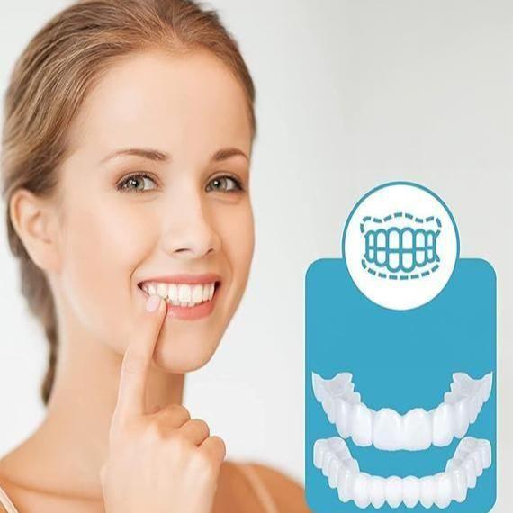 Instant and Confident on Smile Fit Flex Cosmetic Teeth Denture Teeth